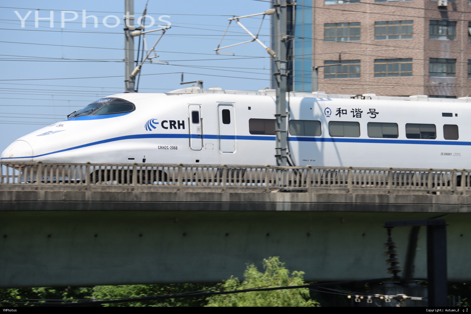 上海局三低调动检之一CRH2C-2068担当DJ3次