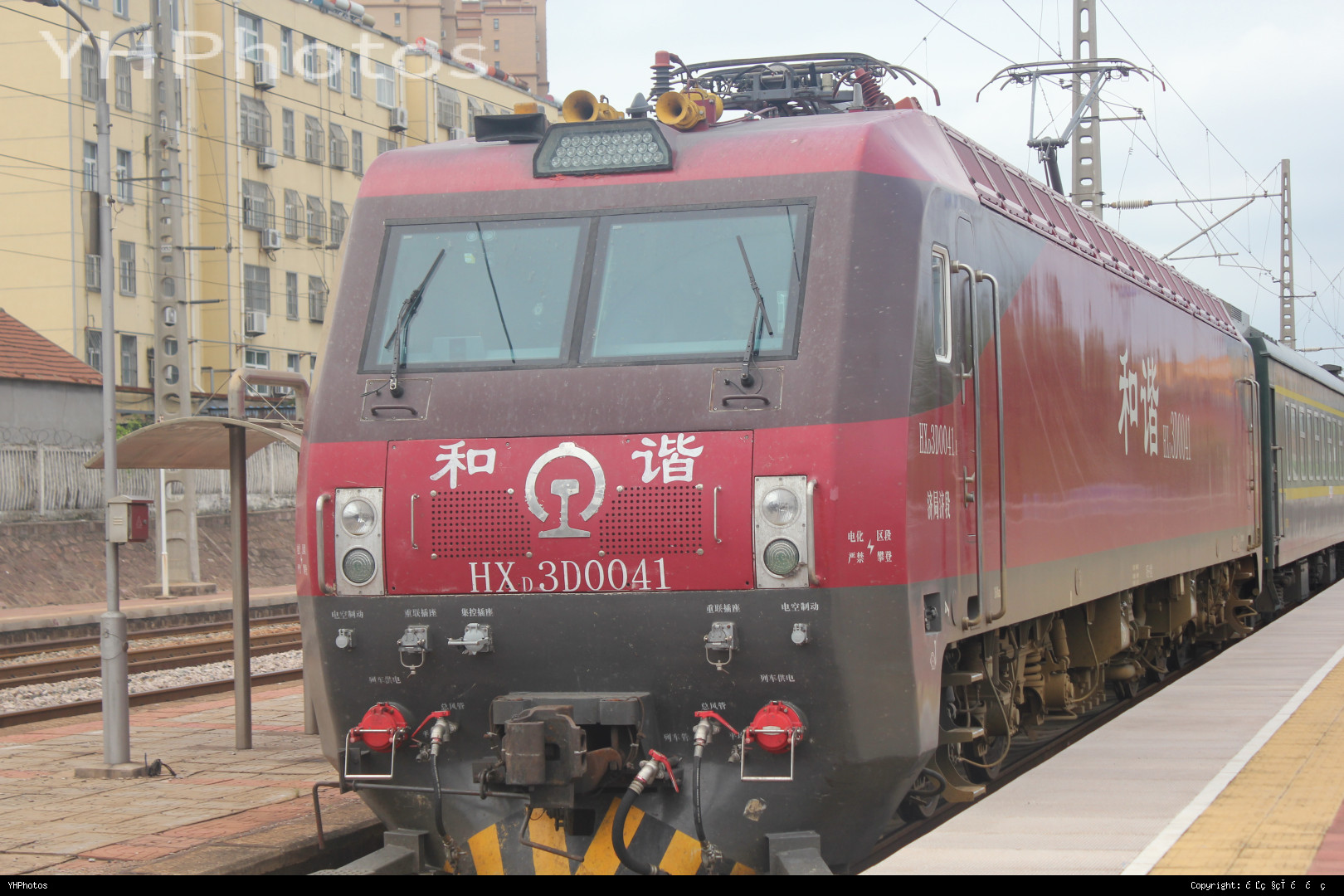 莒南站K1901到3站台